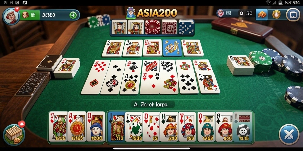 Tampilan gameplay Domino yang seru dan menantang.