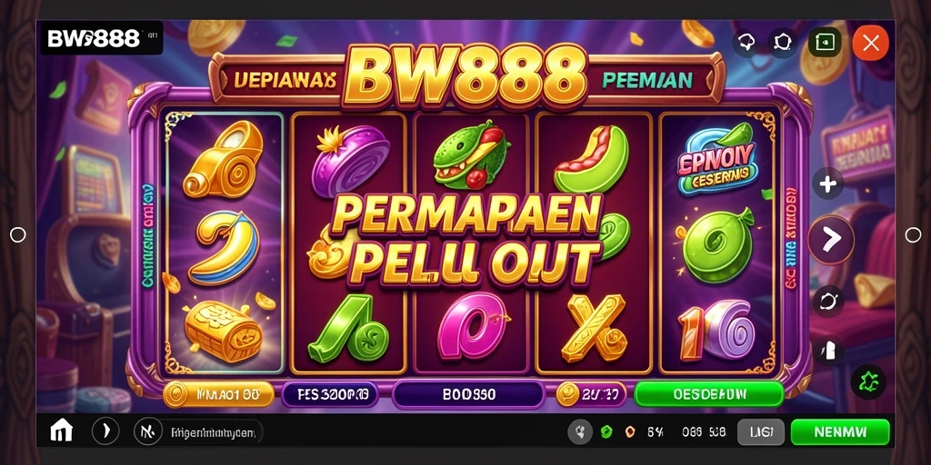 Tampilan menarik dari permainan Slot BW888 yang penuh warna.