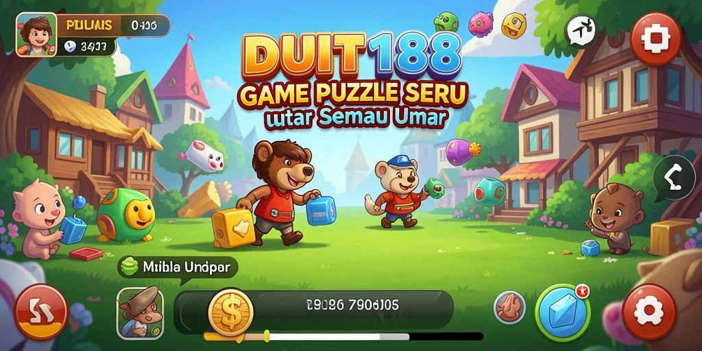 Tampilan gameplay <strong>DUIT188</strong> yang menarik dengan berbagai teka-teki untuk dipecahkan.