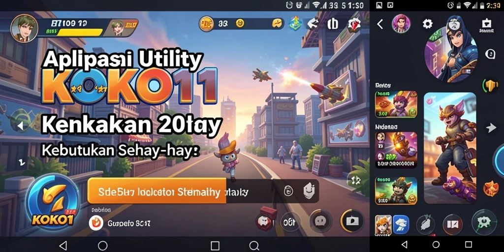 Tampilan antarmuka KOKO11 yang modern dan fungsional.